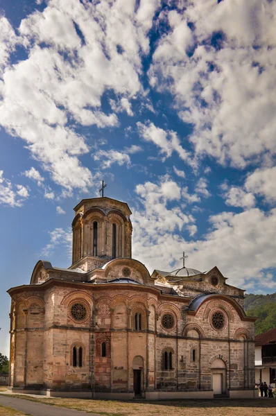 Chrześcijański klasztor prawosławny Monaster ljubostinja, serbia Zdjęcia Stockowe bez tantiem