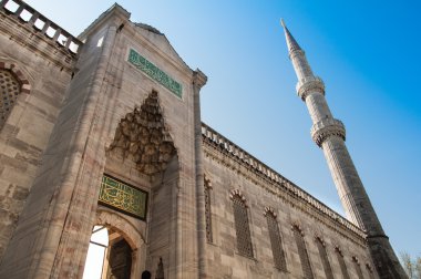 Türkiye'de istanbul'da Sultanahmet Camii girişi