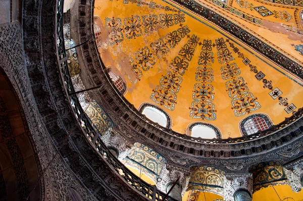 Aya Sofia - Hagia Sophia interior em Istambul, Turquia — Fotografia de Stock