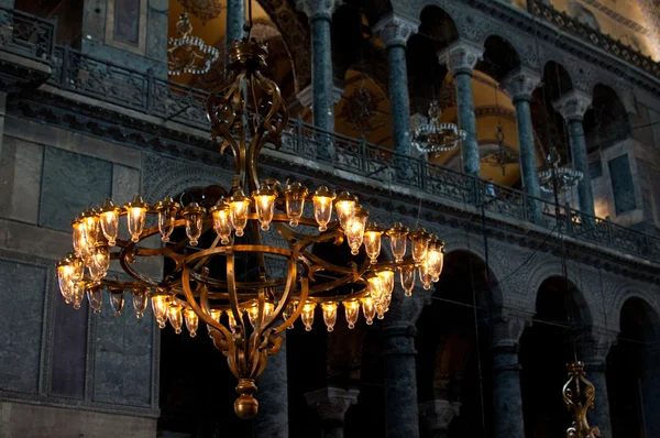 Aya sofia - hagia sophia wnętrza w istanbul, Turcja — Zdjęcie stockowe