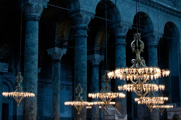 Aya sophia - hagia sofia interior in istanbul, truthahn — Stockfoto