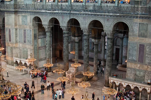 Büyük salonunda aya Sofya Müzesi istanbul' — Stockfoto