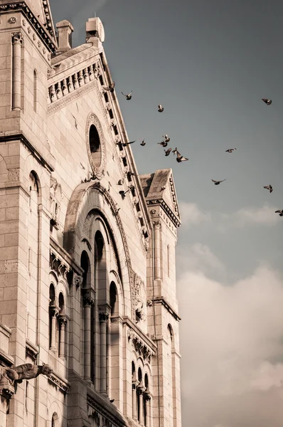 Bazylika Sacre coeur, Paryż, Francja — Zdjęcie stockowe