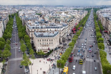 arc de triomphe Paris görünümü