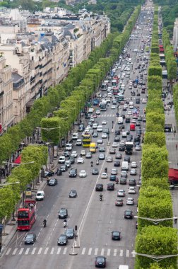 arc de triomphe Paris görünümü