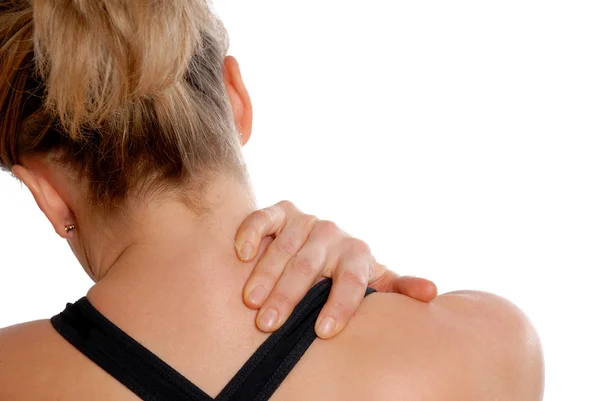 Neck pain — Stock Photo, Image