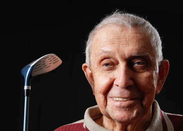 Golf Senioren — Stockfoto