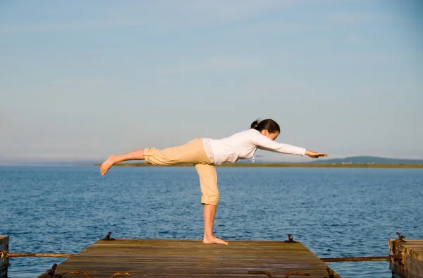 Yoga Kadını — Stok fotoğraf