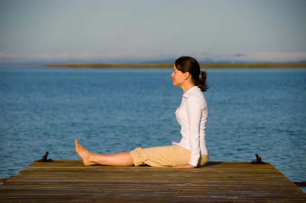 Yoga Woman — Stock Photo, Image