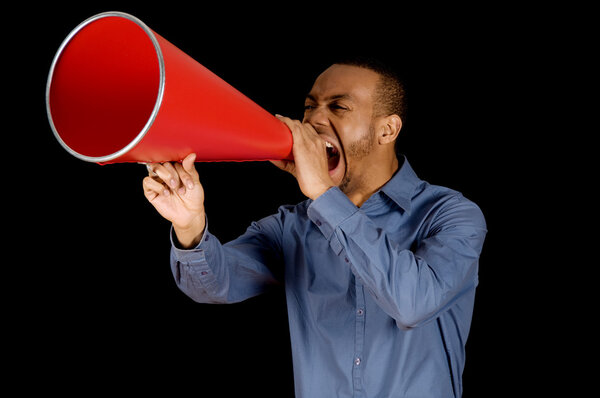 Красный мегафон
