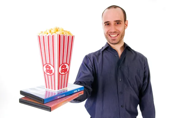Popcorn movie — Zdjęcie stockowe