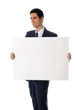 adam boş işareti ile