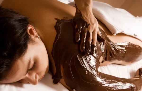 Choklad behandling — Stockfoto