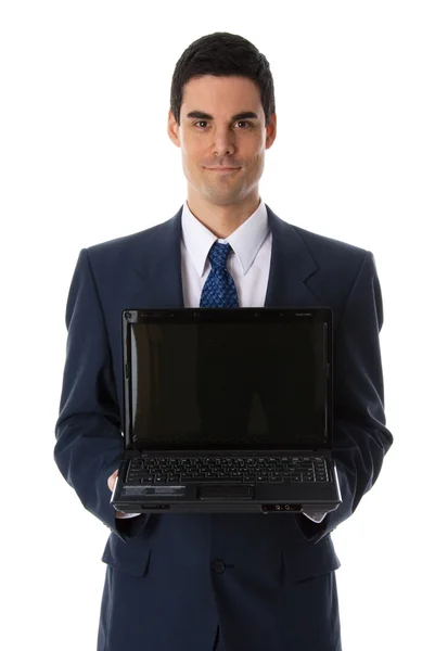 Mostrando laptop — Fotografia de Stock