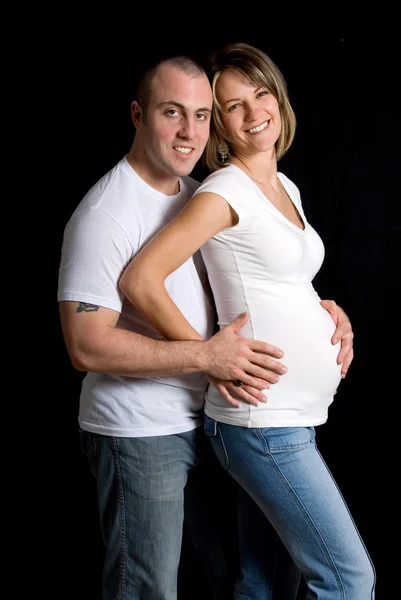 Hamile çifti — Stok fotoğraf