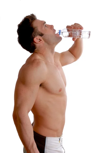 Drinking man — Stock Photo, Image