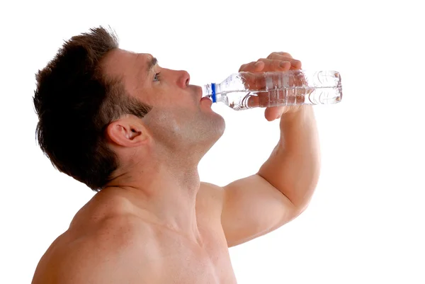 Thirsty man — Stock Photo, Image