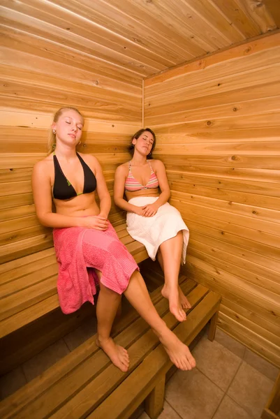Sauna dúo — Foto de Stock