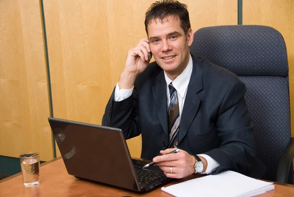 Busy man — Stock Photo, Image