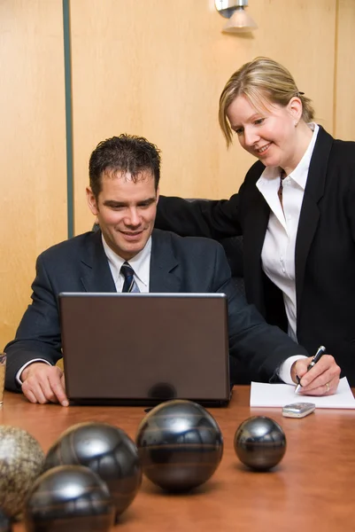 Gelukkig werk. — Stockfoto