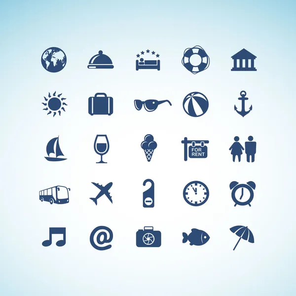 Set of travel icons — Stock Vector