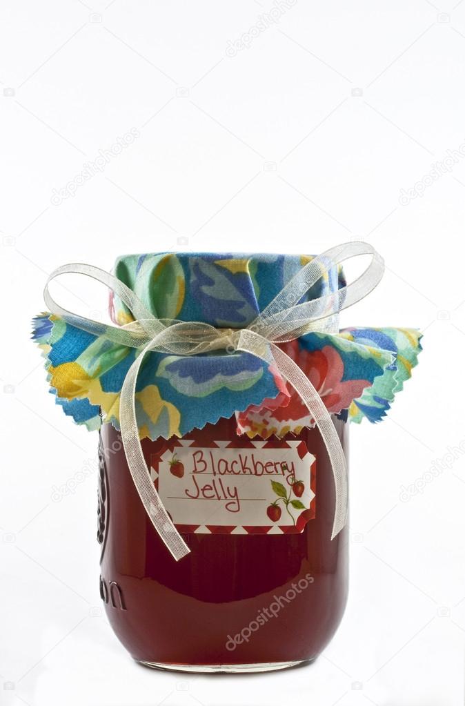 Homemade blackberry jelly