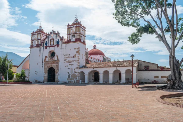 Teotitlan Del Valle Oaxaca Mexico Maj 2022 Fasada Kościoła Preciosa — Zdjęcie stockowe