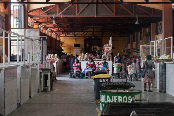 Tlacolula Oaxaca Mexico May 2022 Scene Interior Market Vendors Tlacolula — Stock Photo, Image