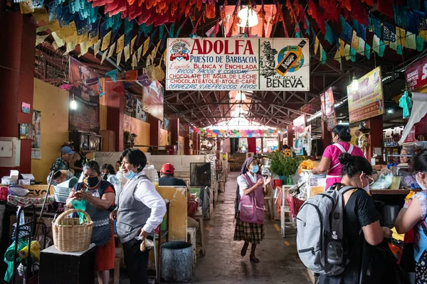 Tlacolula Oaxaca Messico Maggio 2022 Scena All Interno Del Mercato — Foto Stock