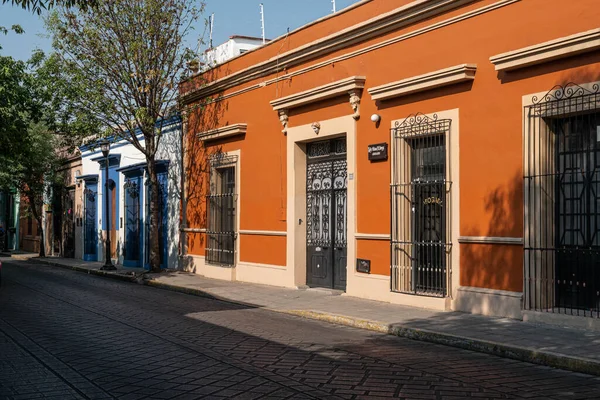 Oaxaca Oaxaca Mexico Mayo 2022 Fachada Una Casa Típica Naranja —  Fotos de Stock