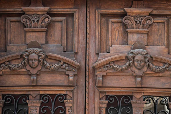 Oaxaca Oaxaca Mexico May 2022 Detail Principal Door Teatro Macedonio — Stock Photo, Image