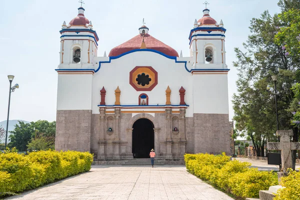 San Bartolo Coyotepec Oaxaca Mexico May 2022 Facade Parroquia San — 图库照片