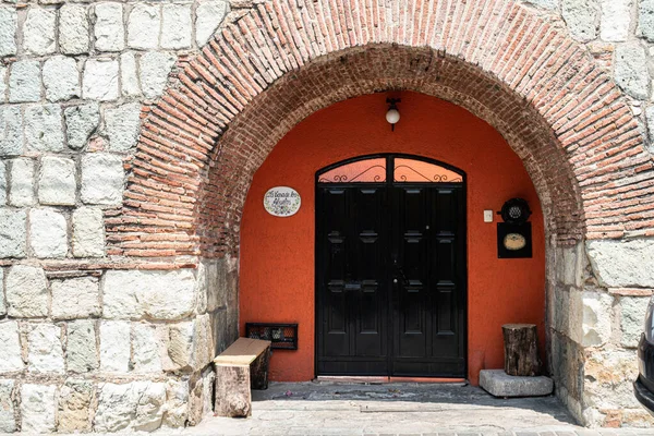 Oaxaca Oaxaca Mexico Květen 2022 Vstup Typického Domu Proslulé Ulici — Stock fotografie