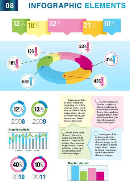 ÉLÉMENT INFOGRAPHIQUE 01 — Image vectorielle