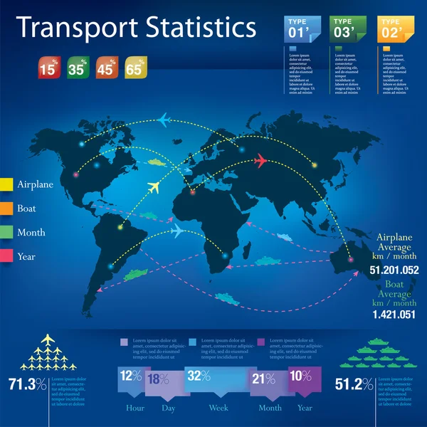 ELEMENTO DO gráfico INFOGRÁFICO —  Vetores de Stock