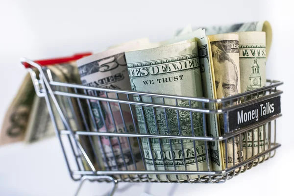 alışveriş arabası tam dolar, dolar