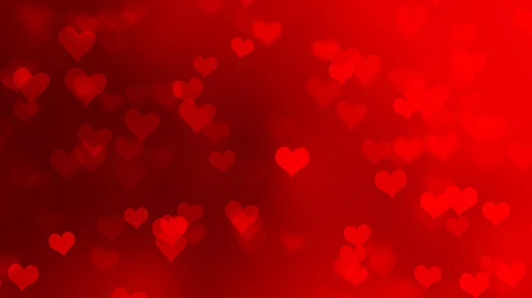 Abstract Colorful Bokeh Background Hearts — Stock fotografie