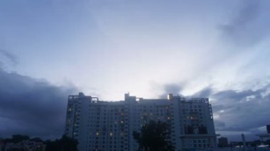 moving dark storm clouds timelapse