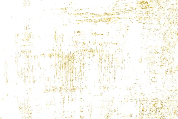 Grunge Textura Dorada Sobre Fondo Blanco Superficie Del Boceto Para —  Fotos de Stock