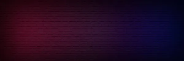Черный Кирпичный Фон Стены Неоновыми Светящимися Огнями Эффект Освещения Розовый — стоковое фото