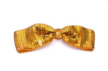 Beyaz arka plan üzerinde izole turuncu yay