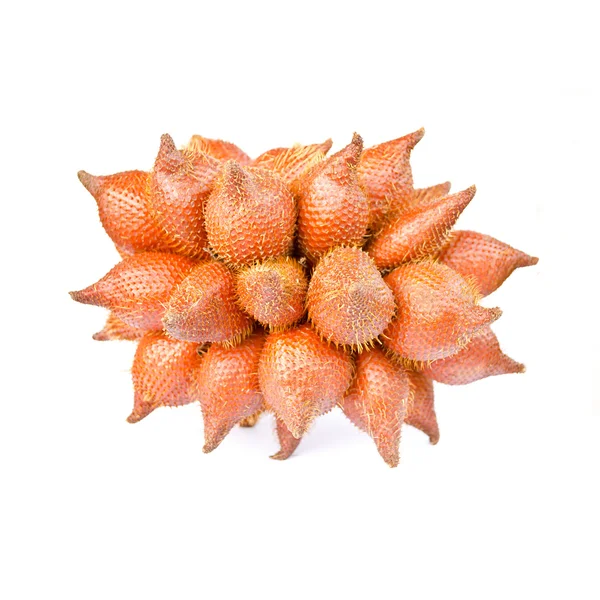 Salacca 또는 zalacca 흰색 배경에 고립 된 열 대 과일 — 스톡 사진