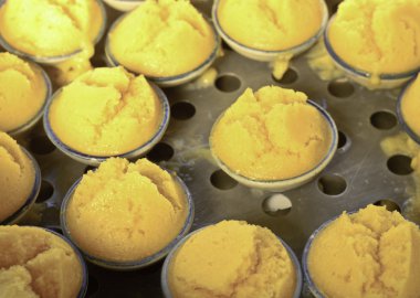 buğulanmış toddy palm kek