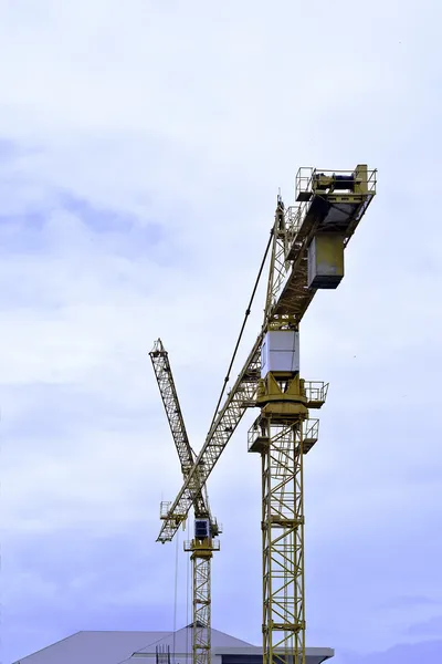 Crane at construction site — Stock Photo, Image