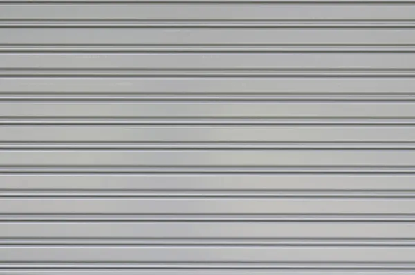 Corrugated metal sheet slide door texture — Stock Photo, Image