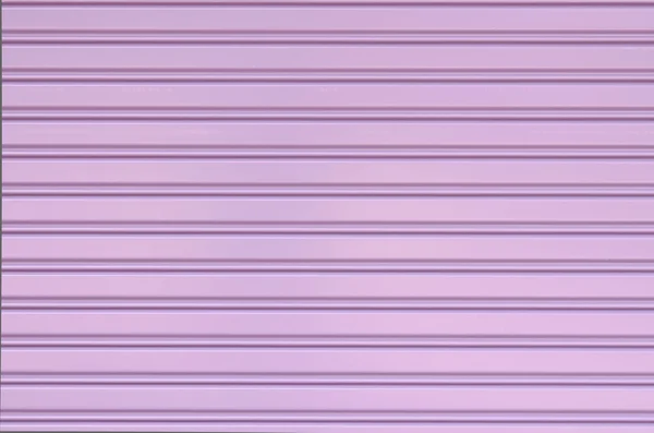Light purple corrugated metal sheet slide door texture — Stock Photo, Image