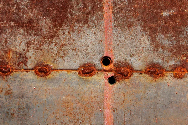 さびた金属グランジ背景 — ストック写真
