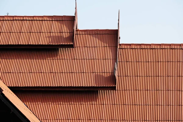 Telhado Templo Textura Telhado — Fotografia de Stock