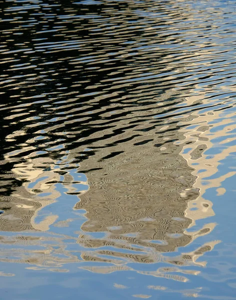 Refletir Sobre Água Água — Fotografia de Stock