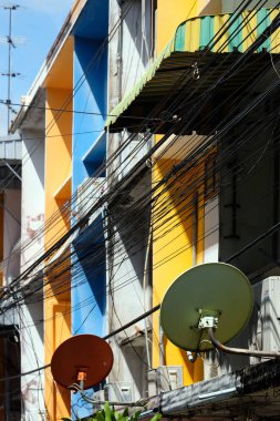 Şehirdeki binaların uyduları